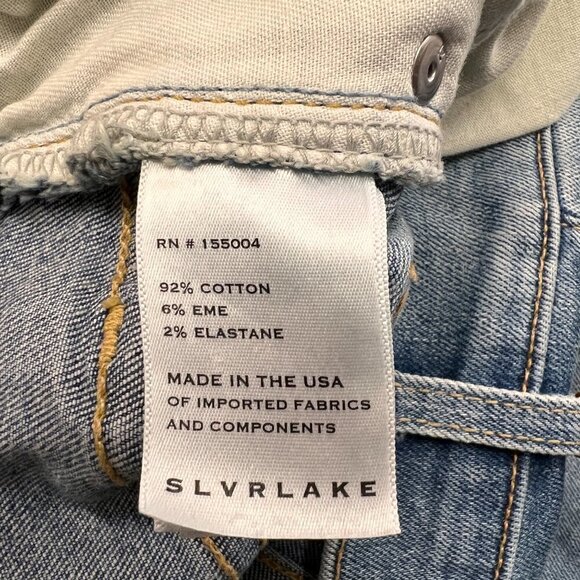 SLVRLAKE Straight Leg Jeans Size 30 NWT - Picture 8 of 9